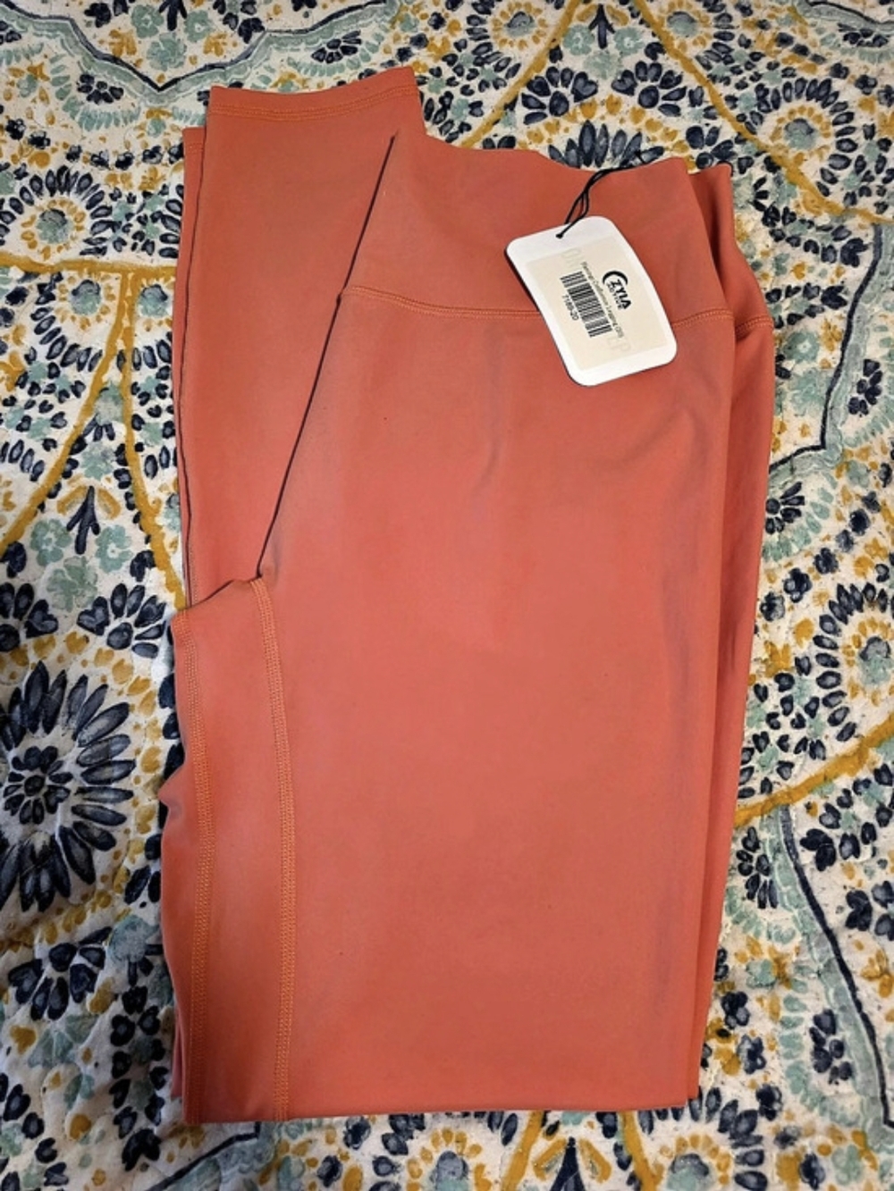 Zyia Light n Tights Orange Athletic Leggings NWT